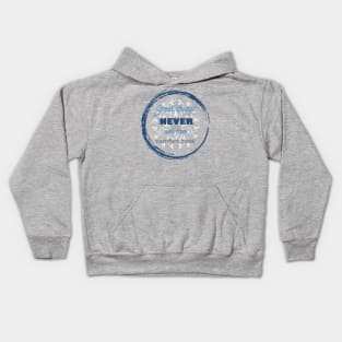 Great Things Never Come from Comfort Zone Design Kids Hoodie